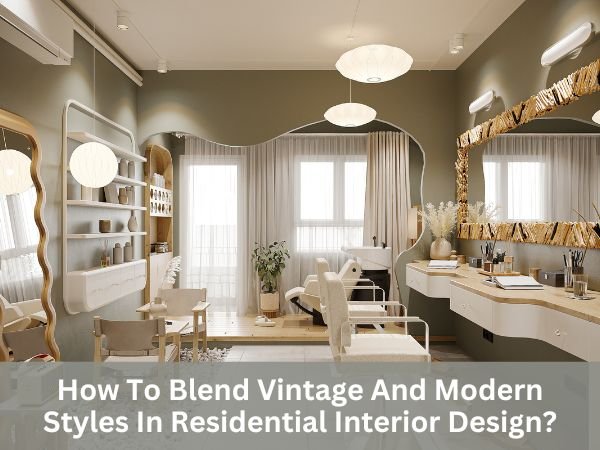 How To Blend Vintage And Modern Styles In Residential Interior Design?